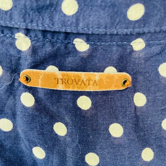 Trovata Birds of Paradis Jacquelin in Navy Polka Dot size S - Picture 6 of 11